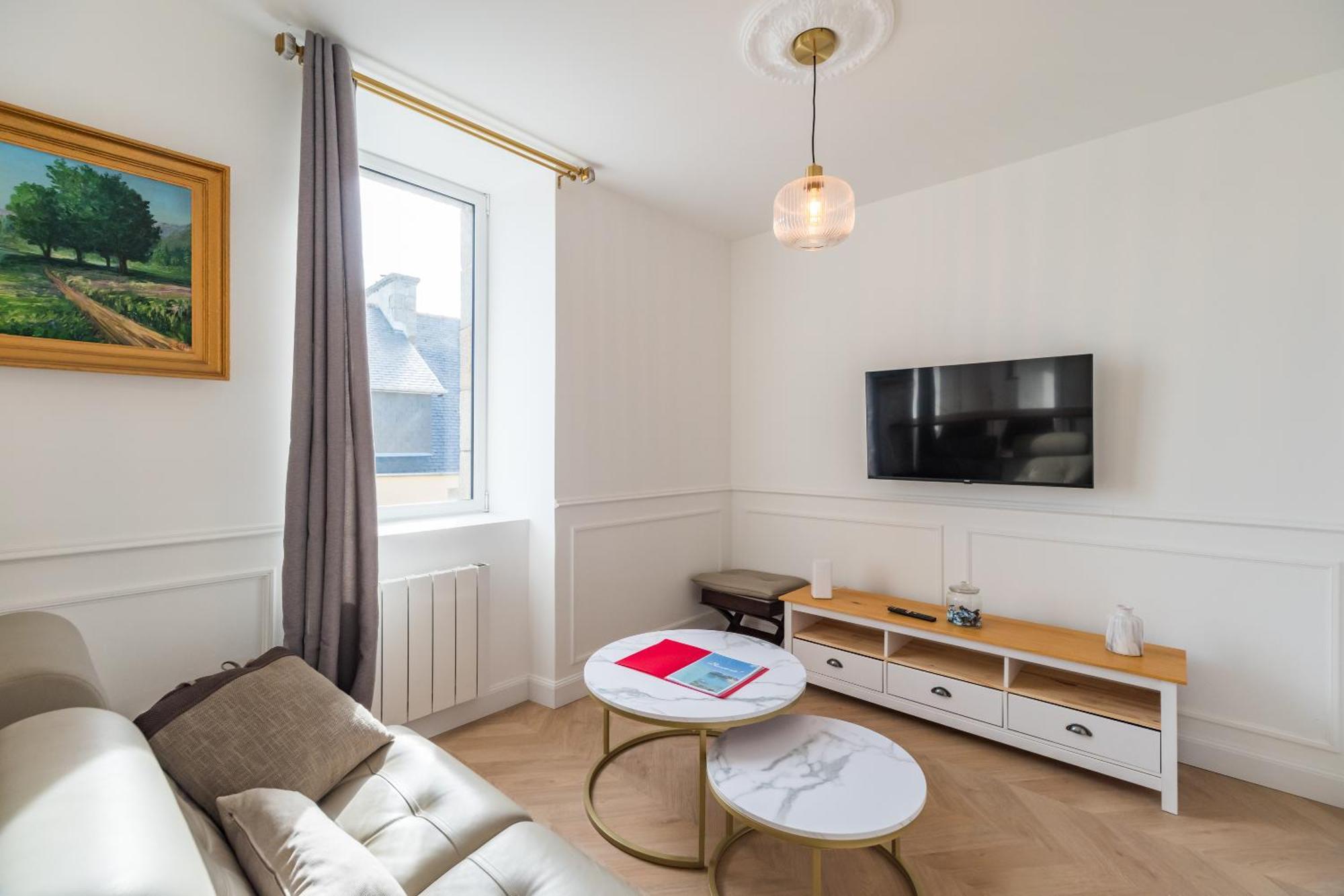 Apartamento T2 Neuf Et Luxueux Bord De Mer Pleumeur-Bodou Exterior foto